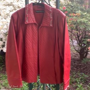 PAMELA McCoy Moto Leather Jacket